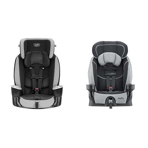 Evenflo Maestro Sport Harness Highback Booster Car Seat, 22 to 110 Lbs.,  Granite Gray, Polyester & Chase Harnessed Booster, Jameson in Saudi Arabia  | Whizz Booster