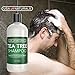 Tea Tree Oil Shampoo Sulfate-Free: Revitalize Hair, Combat Hair Loss and Cleanse Scalp with Naturally-Sourced Ingredients - Pure Tea Tree Oil & Organic Argan Oil