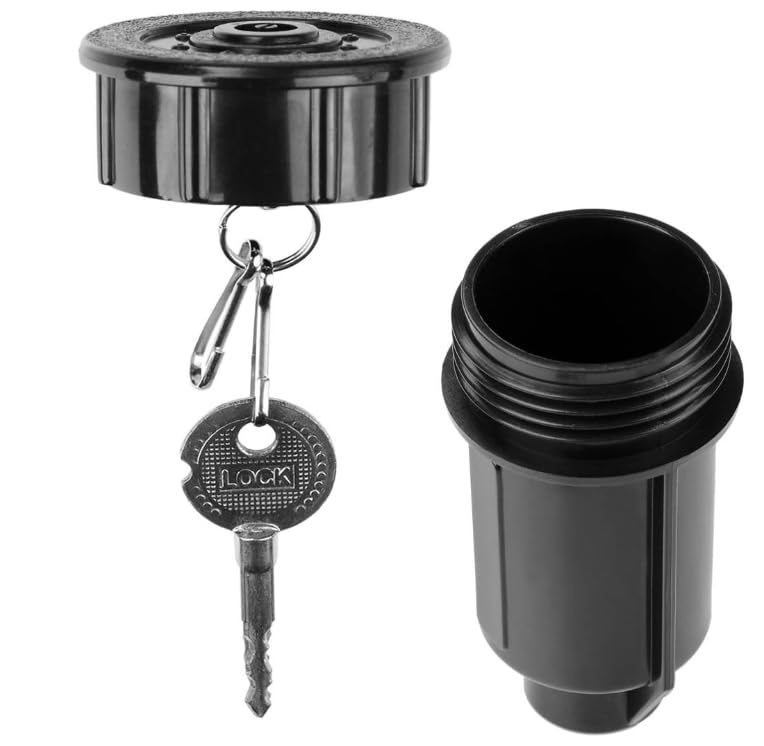 Sprinkler Head Hide a Key Holder for Outside Realistic Outdoor Key Hider & Cash Hidden Box, Waterproof Hidden Safe for Garden, Yard, Emergency Spare Key Storage