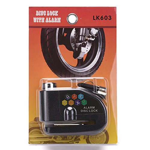 Pulusi Disc Brake Lock Anti-theft Motorcycle Motorbike Alarm Disc Lock 100dB Alarm Sound - Thumbnail 3