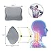 LOVEHOME Lumbar Support for Car and Headrest Neck Pillow Kit - Ergonomically Design Universal Fit Major Car Seat - Gray