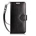 FYY Case for iPhone 6 Plus/6s Plus, PU Leather Wallet Phone Case with Card Holder Flip Protective Cover [Kickstand Feature] [Wrist Strap] for Apple iPhone 6 Plus/6s Plus 5.5