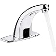Yosoo Automatic Infrared Sensor Faucet, Zinc Alloy Smart Touchless Sink Faucet Kitchen Bathroom Water Tap (Type of 1)