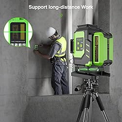 Huepar Laser level 3D Green Beam Tiling Floor Laser
