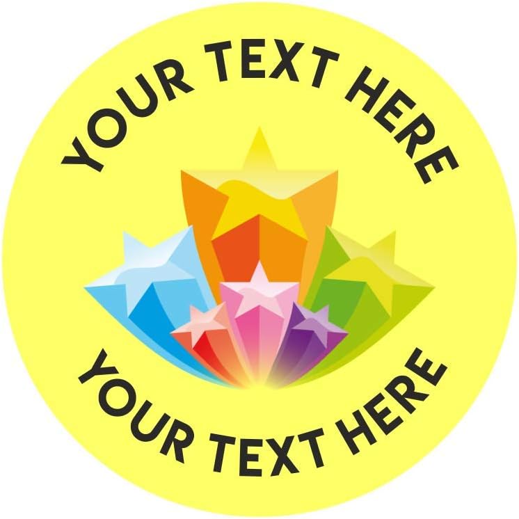 105 Customisable Star Reward Stickers for Teachers, Parents & Schools