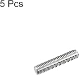 sourcing map M8 x 35mm 304 Stainless Steel Fully Threaded Rod Bar Studs 5 Pack view 3