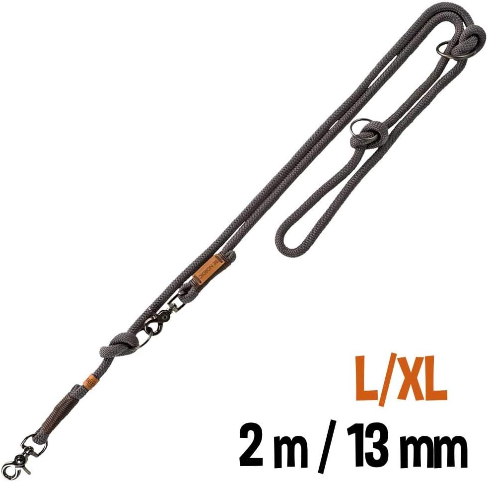 TRIXIE BE NORDIC extension leash, dark grey/brown, 2 metros - Image 3