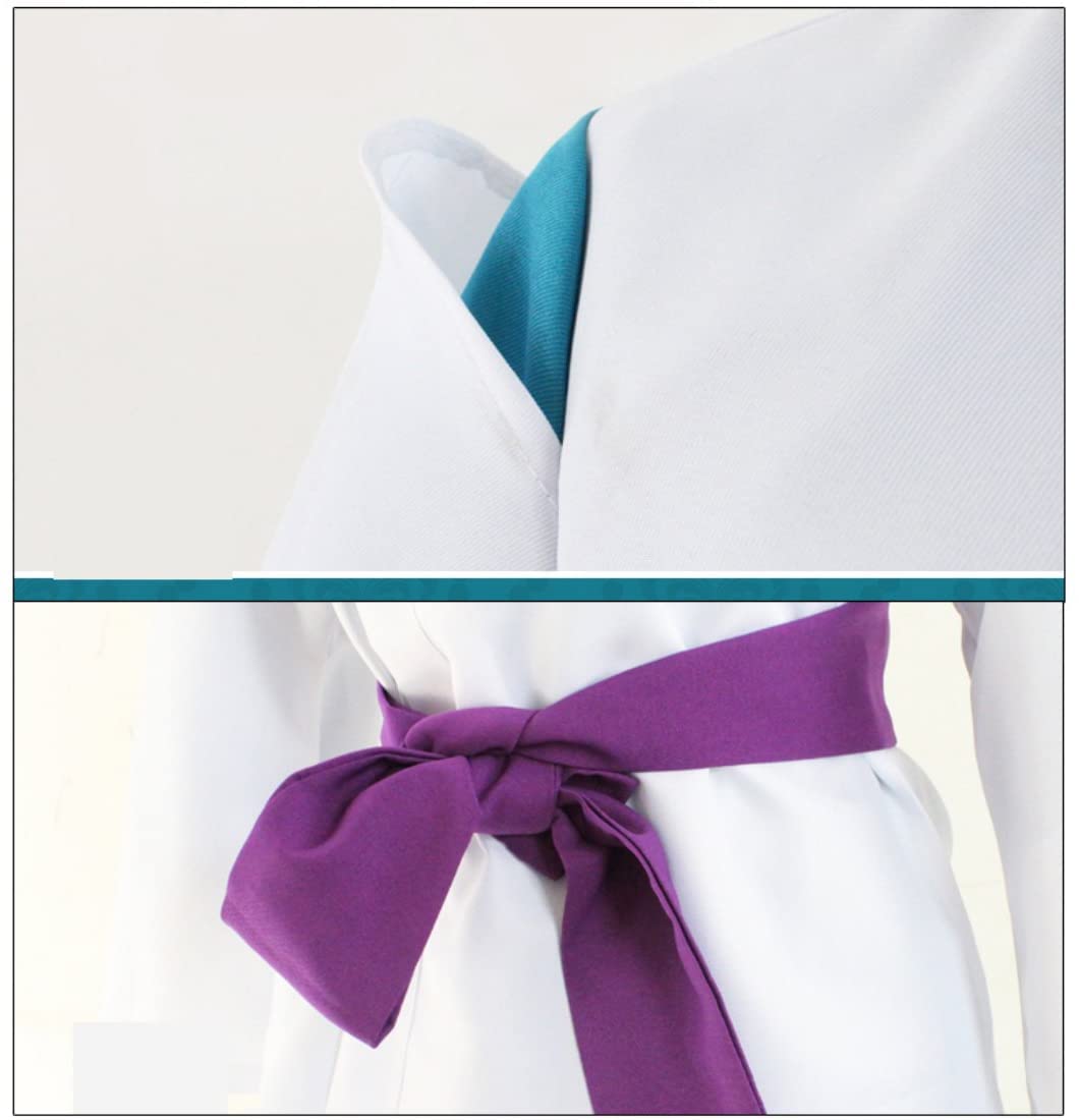 RICHAIR Anime Cosplay, Haku Costume, 4-Piece Set, Cosplay Chihiro, Halloween, Christmas, Present, School Festival, Men and Women, Common Size