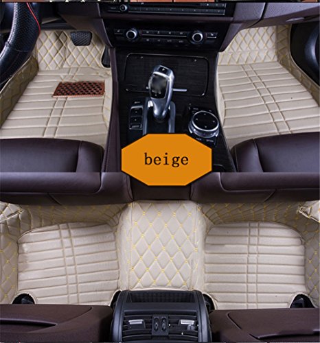 Bevis David Floor Mat Carpet FloorLiner Custom Fit For Land Rover LR2 2008-2012 Beige
