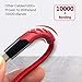 BORSVAEN iPhone Charger Cable MFi Certified, Nylon Braided Charger Cord Compatible iPhone Xs, Max, XR, X, 8 Plus, 8, 7 Plus, 7, 6 Plus, 6, 6S Plus, iPad and More (RED)
