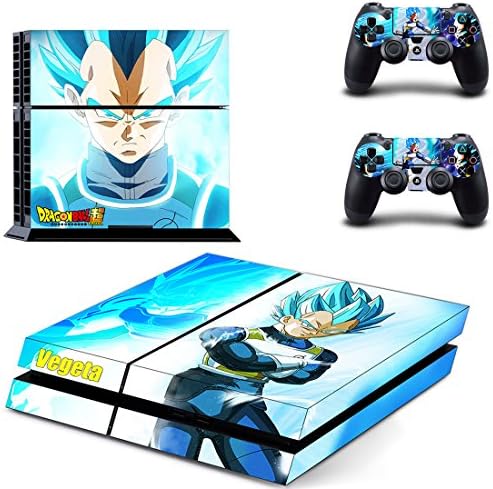 Vanknight Vinyly Dragon Ball Designer Skin Sticker for PS4 Console with Two Free Wireless Controller Decals