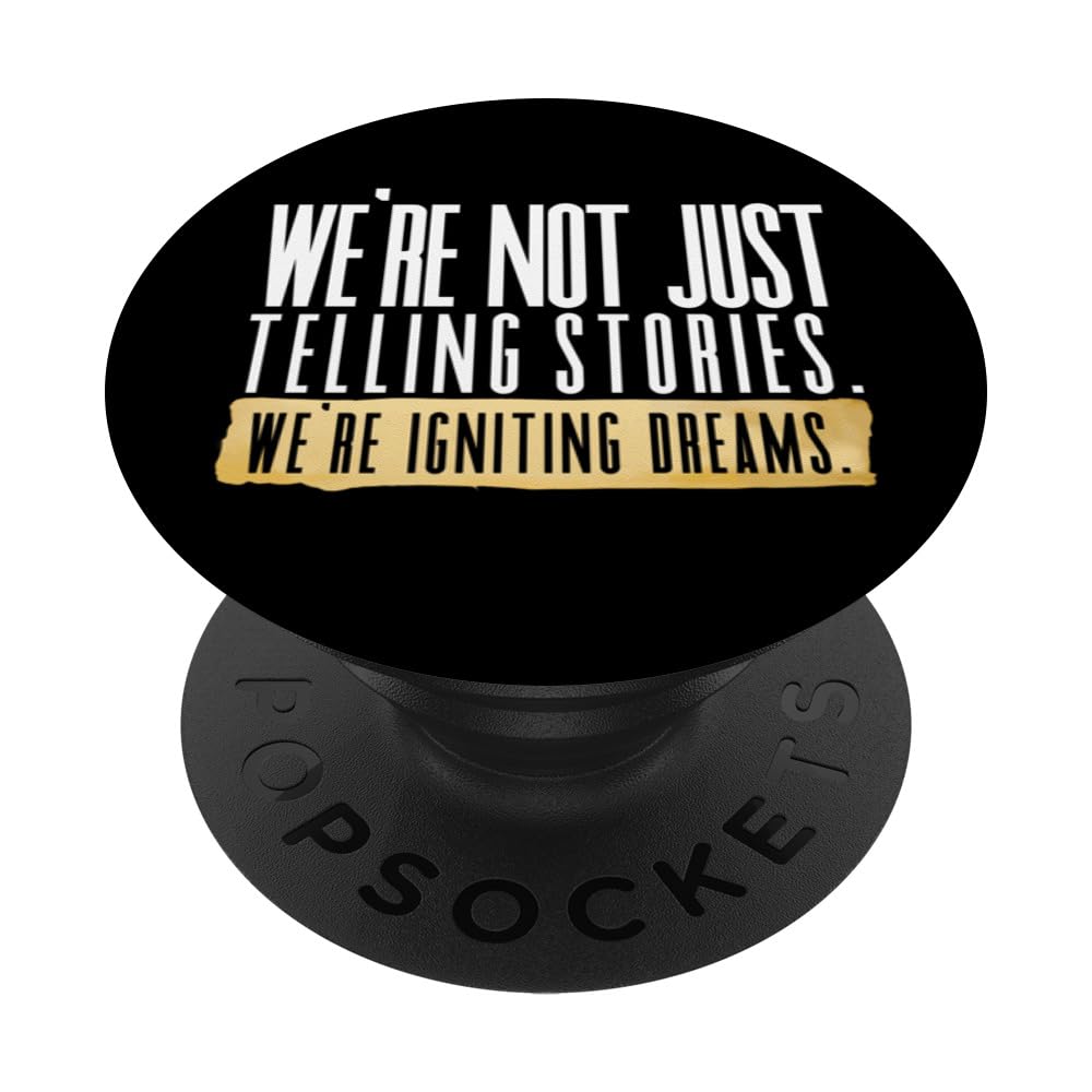 Not Just Telling Stories We're Igniting Dreams Dhar Mann Fam PopSockets Swappable PopGrip
