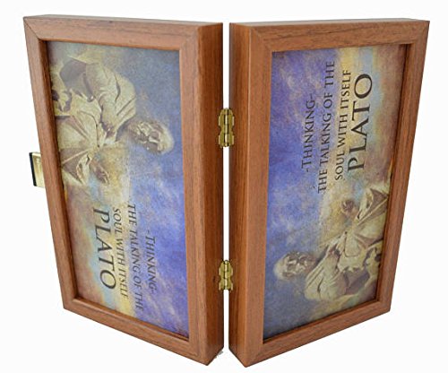 Plato Traveler Backgammon Mini Set - Handmade in Greece