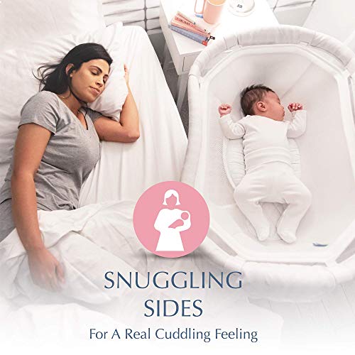 MySnuggly Newborn Bassinet Insert for Halo Bassinets | Patented Safe Real Cuddling Feeling for Better Sleep