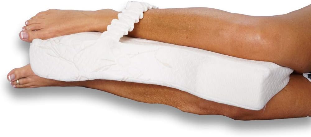 Back Support Systems Knee-T Leg Pillow Patented - Medical Grade High Density Foam Knee Pillow for Sleeping, Back Pain Relief, Hip and Sciatica Pain, Side Sleepers: Home & Kitchen