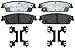 ACDelco 17D1194CH Professional Ceramic Rear Disc Brake Pad Set