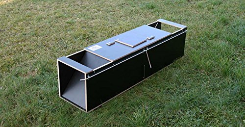 Waschbärfalle 120x30x30cm inkl. Lockstoff I Katzenfalle I Marderfalle I Lebendfalle I Tierfalle I Kastenfalle #43# – Bild 3