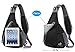 Waterfly Sling Chest Backpacks Bags Crossbody Shoulder Triangle Packs Daypacks for Hiking