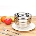 RushGo Stainless Steel Bowl Set Insulated Cereal/ Soup Bowl 25oz Set of 5