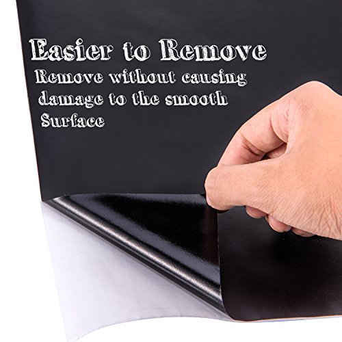 UnityStar Chalk Paper, 17.7" X 78.7" Adhesive Chalkboard Contact Paper