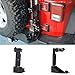 IRONWALLS High Lift Jack Hood Mount Brackets Off Road High Lift Jack Stand Jack Mount Spacer Black for 2007-2017 Jeep Wrangler JK