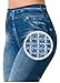 VSVO Women's Jeggings (Small/Medium, Blue)
