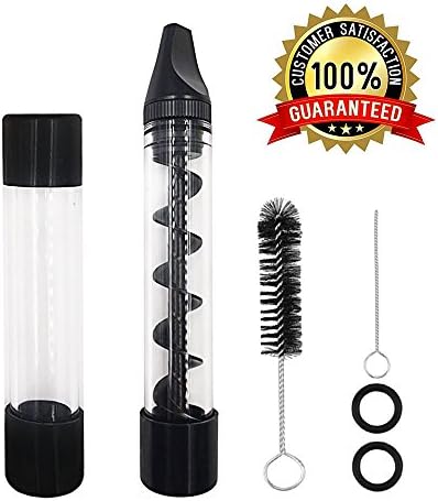 Grinder Blunt Kit - Herb Storage Tool Set with Drawstring Bag (Black)