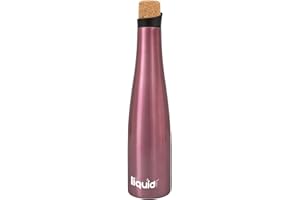 Grand Fusion Icy Bev 2-in-1 Kooler (Wine Carafe and Water Bottle), Vacuum Sealed and Stainless Steel Wine Cooler Bottle, Keeps Wine Chilled Like a Wine Tumbler, Rose Gold, 750 ml (25.4 oz)
