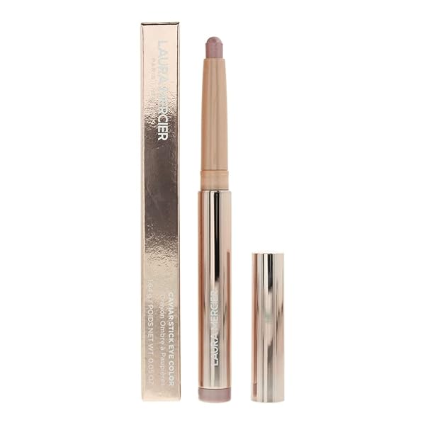 LAURA MERCIER WOMEN’S ROSEGLOW CAVIAR STICK EYE COLOR, KISS FROM A ROSE, PINK, METALLIC, 0.058 OUNCE
