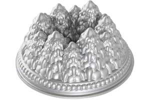 Nordic Ware Pine Forest Bundt Pan, Silver