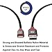 BYZ Lightning Cable 6ft/1.8m iPhone Charger Nylon Braided USB cable Sync & Charging Cord for iphone X Phone 8/8Plus iPhone 7 Plus 7 6S 6 Plus SE 5S, iPad 2 3 4 Mini, iPad Pro Air, iPod-3 PACK