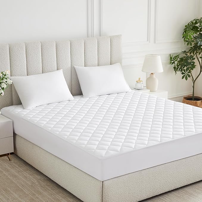 SS ART Small Double Mattress Protector - 40cm Deep, Soft, 122 x 190 Topper for Small Double Bed