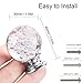IFOLAINA Kitchen Cabinet Knobs Crystal Round Bubble Glass Handle Decorative Cupboard Dresser Drawer 10 Pcs Bookcase Pull Bathroom
