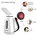 MOFIR Mini Travel Garment Steamer & Clothes Steamer 120ml | Portable, Handheld & Lightweight Lint & Wrinkle Remover with Continuous Steaming | for Linen, Shirts, Bedding, Suits, Curtains, More …