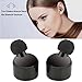 Creazy Mini True Wireless Bluetooth Twins Stereo In-Ear Headset Earphone Earbuds (Black)