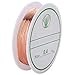 Navifoce Bare Copper Wire Tarnish Resistant Jewelry Making Wire, 0.4 mm Gauge, Gold, Silver, Copper, 3 Reel Soldering Wire