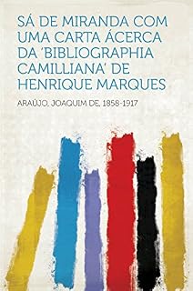 Livro Sá De Miranda