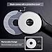 Pizza Cutter Slicer Wheel - LEMCASE Kitchen Tools and Gadgets with Stainless Steel Blade and Silicone Grips, Black