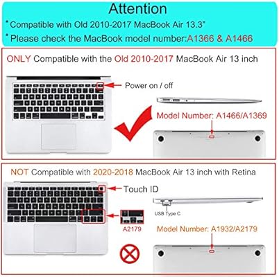 Amazon Com Mosiso Macbook Air 13 Inch Case Models A1369 A1466