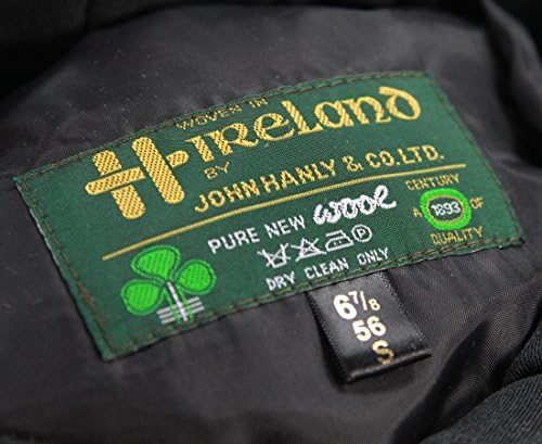 Green Irish tweed flat cap for men with a price of $67.00.