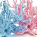 kathson Aquarium Coral Decor Pink and Blue Fake Coral Reef Ornaments Artificial Plants Fish Tank Resin Decorations (2 Pack)thumb 4