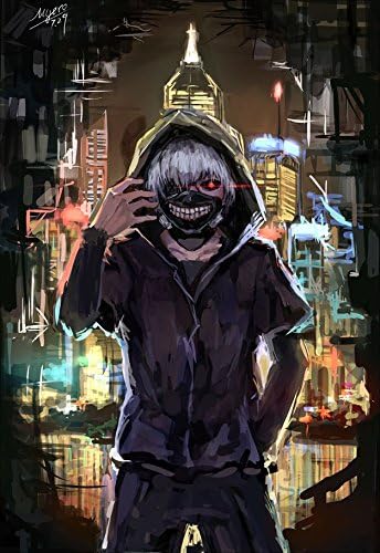 Amazon Co Jp 東京喰種トーキョーグール カスタマイズ14xインチ シルクプリントポスター 壁紙 ギフトに最適 24x35 Inch ホーム キッチン