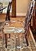 LAMINET Heavy-Duty Crystal-Clear Dining Chair Protectors - Protects All-Over from Dust, Dirt, Spills, Pet Hair/Dander, Paws and Claws! Fits Chairs Up to 41”BH x 20