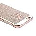 iPhone 6/6s Case,ARSUE (TM) Luxury Hybrid Beauty Crystal Rhinestone With Gold Sparkle Glitter PC Hard Protective Diamond Case Cover For iPhone 6/6s [4.7inch] (Gold / Bling)