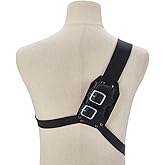 CRAFTYMELODY Medieval Faux Leather Sword Back Frog Black Medieval Sword Holder Shoulder Rapier Knight Sheath Dagger with Iron Findings 1170x445x25mm for Warrior Cosplay LARP Renaissance Accessories