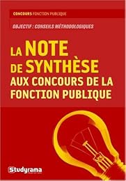 La  note de synthèse aux concours de la fonction publique