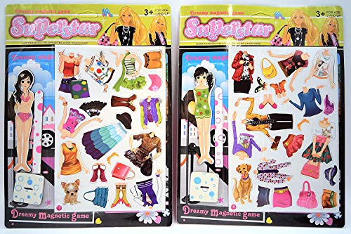 Street Smart Girl Magnetic Dress Up Paper Doll One Random Style