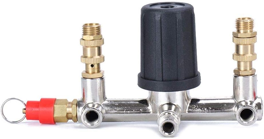 ORAZIO Air Compressor Pressure Switch Double Outlet Tube Air Compressor Switch Pressure Regulator Valve Fit Part with Bracket SP24118001 - Image 5