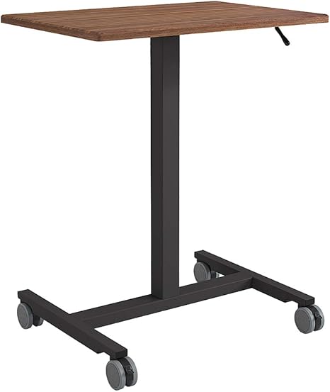 Amazon Co Jp 可動式スピーチテーブル スタイリッシュな表彰台 会議室の椅子に便利なリフティングハンドル 高密度パネル ステンレススチールブラケット クルミ色 ホーム キッチン