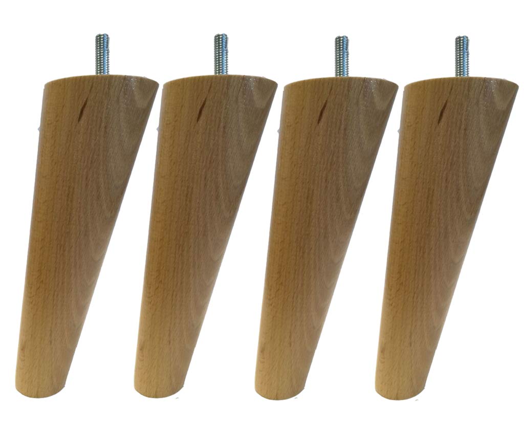 Margot Set of 4 Zirpas Slatted Base, Wood, Natural Lacquer, Single